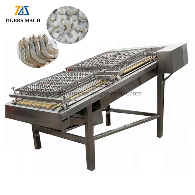 Shrimp peeling machinery