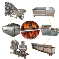 Linea di processo per patate dolci secche