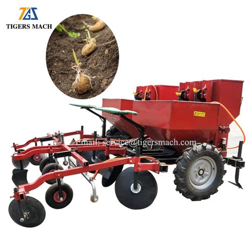 Piccola macchina per piantare patate